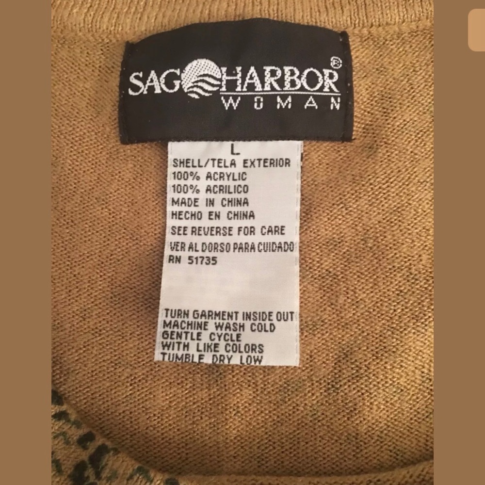 ❌SOLD❌Sag Harbor pullover sweater long sleeves - Picture 7 of 7